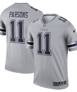 Micah Parsons Dallas Cowboys Inverted Legend Player Jersey - Gray Nfl