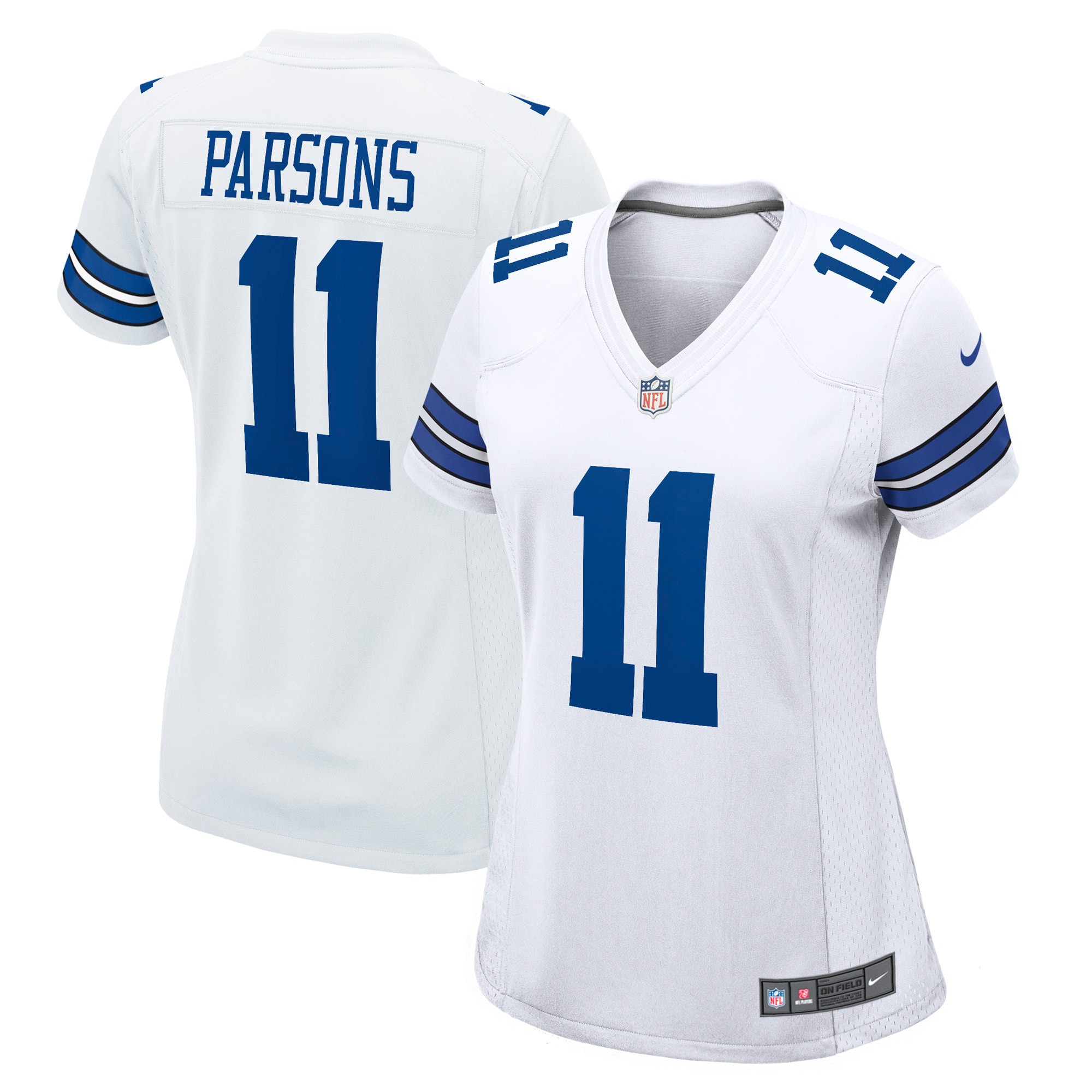 Micah Parsons Dallas Cowboys Womens Game Jersey White Nfl
