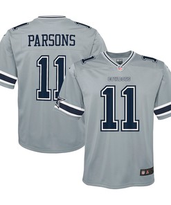 Micah Parsons Dallas Cowboys Youth Inverted Game Jersey - Gray