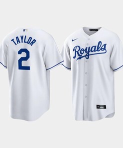 Michael A. Taylor 2 Kansas City Royals White Home Player Jersey