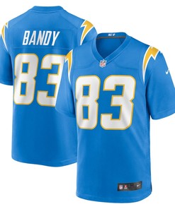 Michael Bandy 83 Los Angeles Chargers Player Game Jersey - Powder Blue