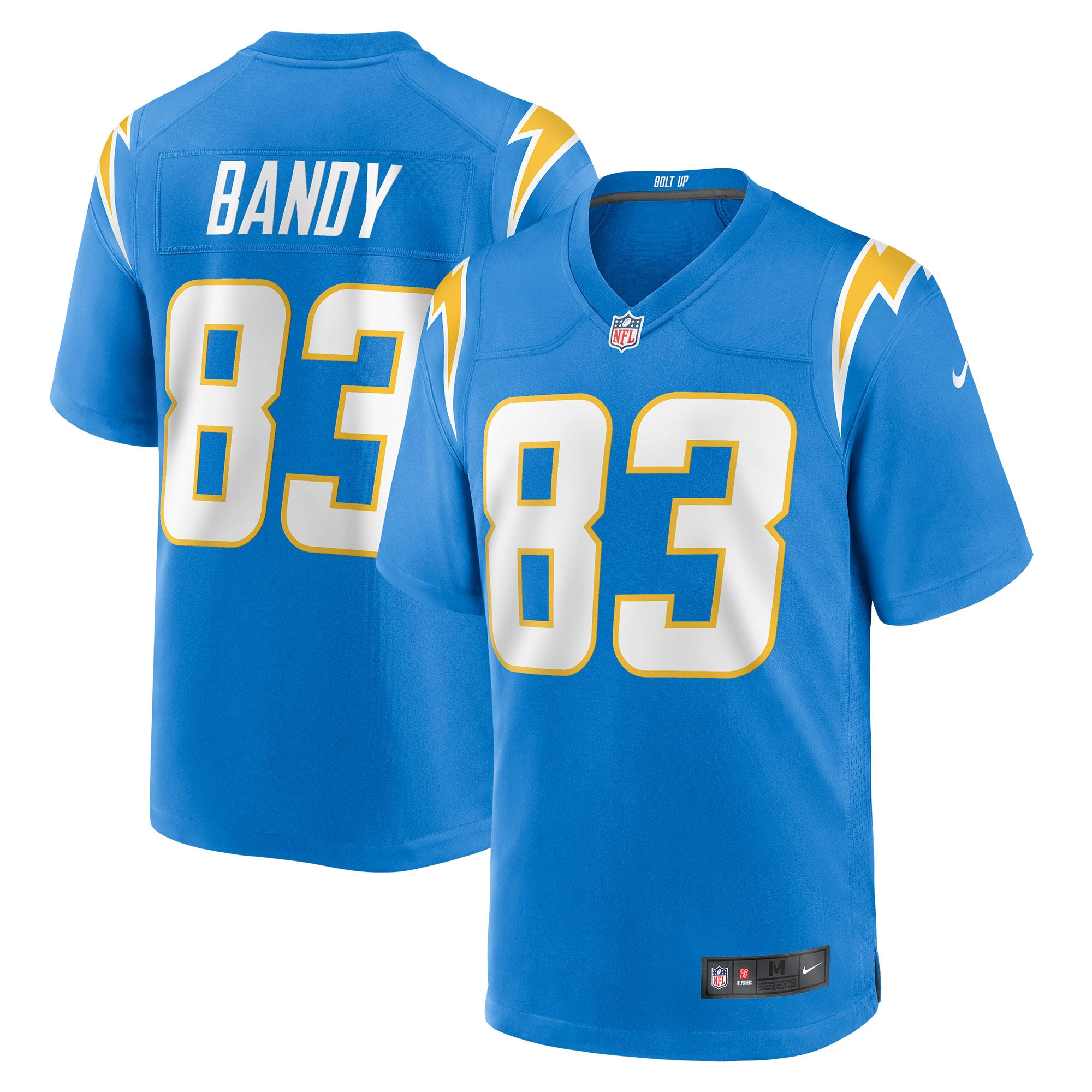 Michael Bandy Los Angeles Chargers Player Game Jersey - Powder Blue Nfl