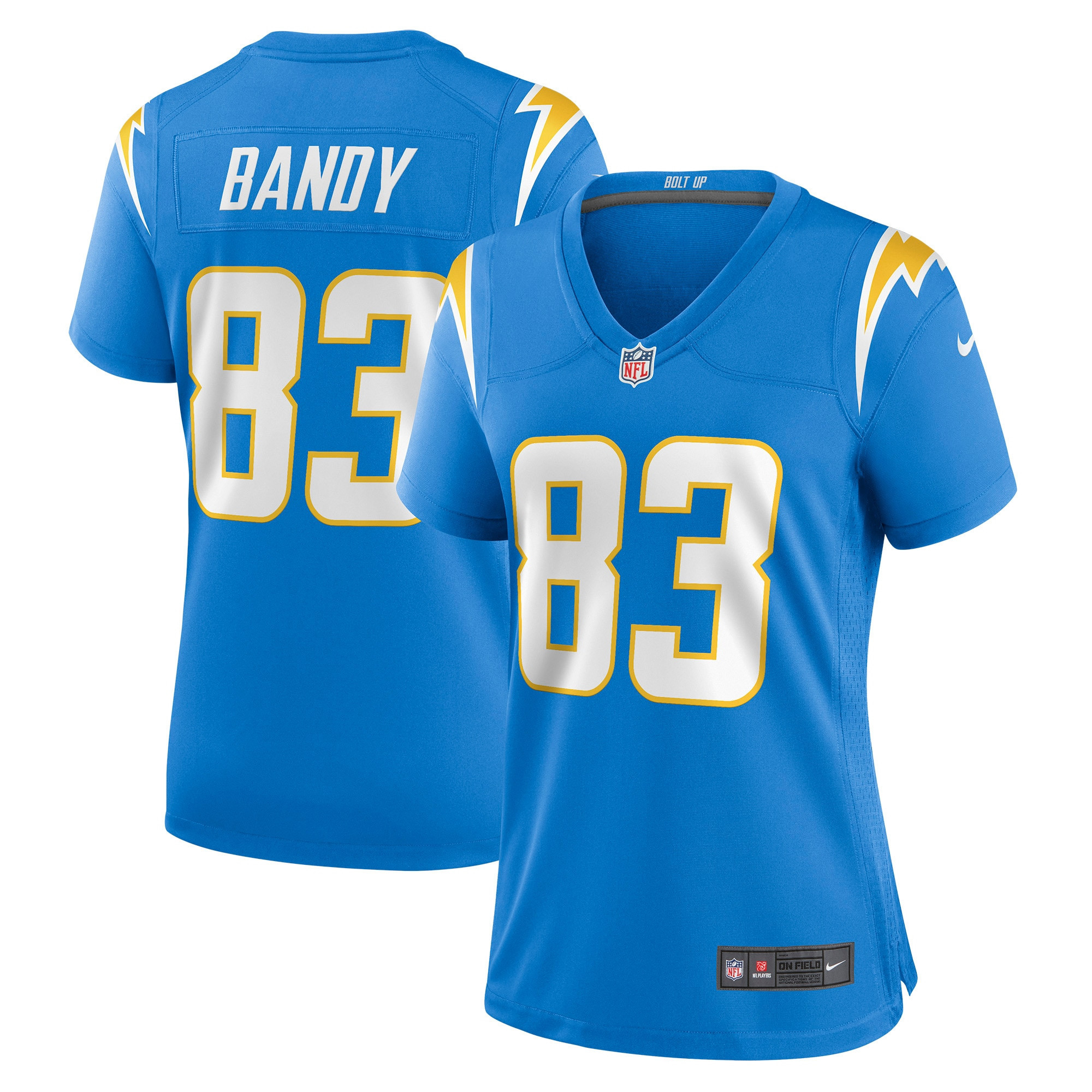 Michael Bandy Los Angeles Chargers Womens Player Game Jersey - Powder Blue Nfl