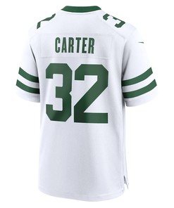 Michael Carter 32 New York Jets Legacy Game Men Jersey - White