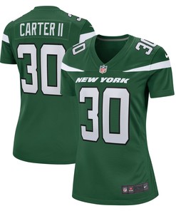 Michael Carter Ii New York Jets Womens Game Jersey - Gotham Green Nfl