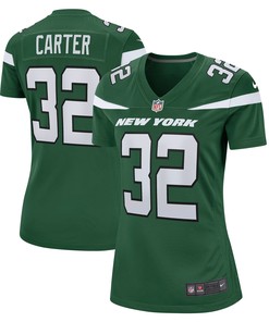Michael Carter New York Jets Womens Game Jersey - Gotham Green Nfl