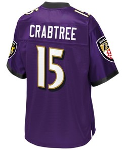 Michael Crabtree Baltimore Ravens Nfl Pro Line Youth Player Jersey - Purple