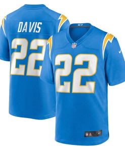 Michael Davis Los Angeles Chargers Player Game Jersey - Powder Blue Nfl