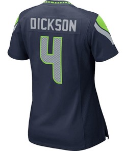 Michael Dickson 4 Seattle Seahawks Women's Game Player Jersey - College Navy