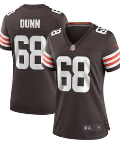 Michael Dunn Cleveland Browns Womens Game Jersey - Brown Nfl