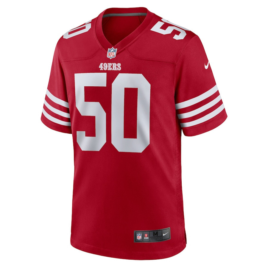 Michael Dwumfour 50 San Francisco 49ers Home Game Player Jersey - Scarlet