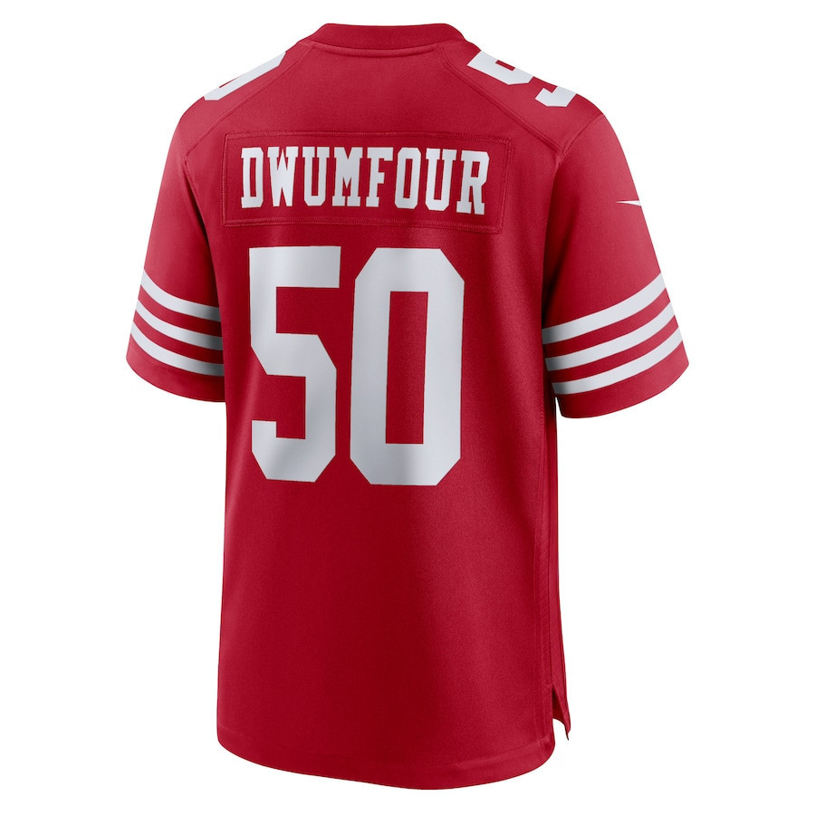 Michael Dwumfour 50 San Francisco 49ers Home Game Player Jersey - Scarlet