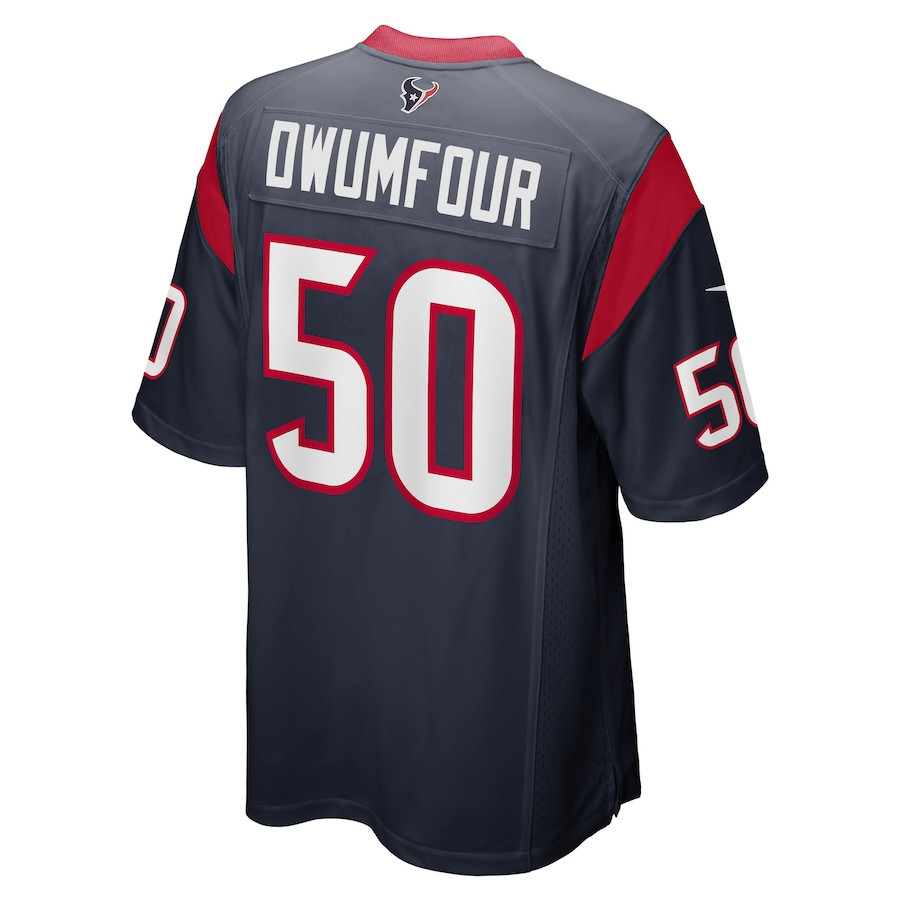 Michael Dwumfour Houston Texans Game Player Jersey - Navy
