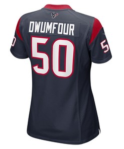 Michael Dwumfour Houston Texans Women's Game Player Jersey - Navy