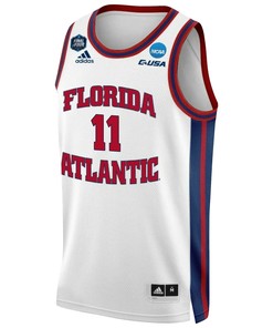 Michael Forrest 11 FAU Owls 2023 Final Four Basketball Men Jersey- White