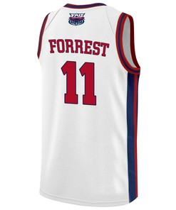 Michael Forrest 11 FAU Owls 2023 Final Four Basketball Men Jersey- White