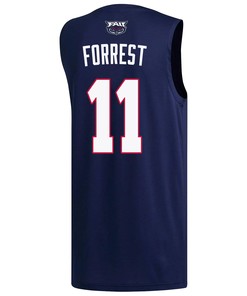 Michael Forrest 11 FAU Owls 2023 March Madness Basketball Men Jersey- Navy