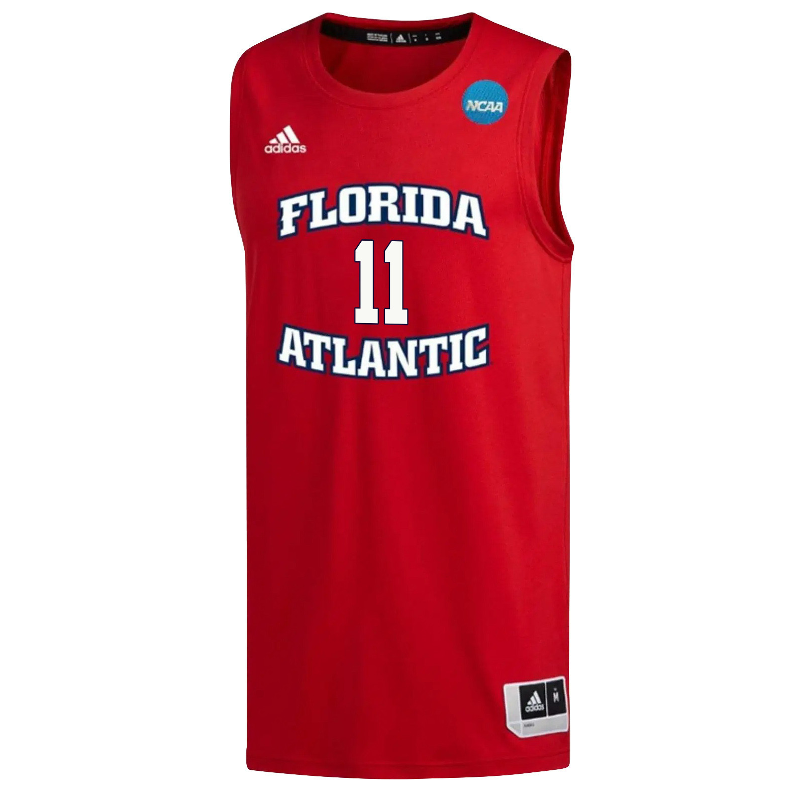 Michael Forrest 11 FAU Owls 2023 March Madness Basketball Men Jersey- Red