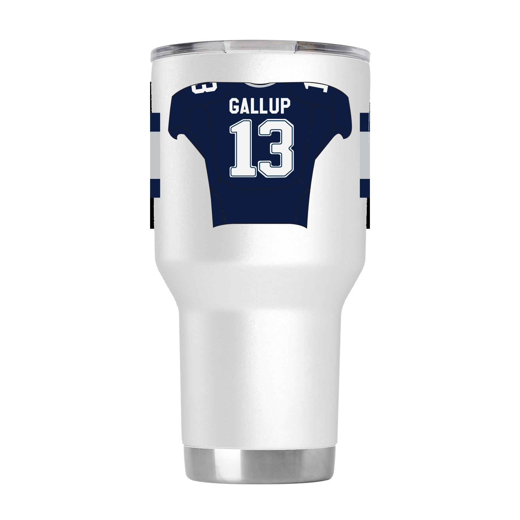 Michael Gallup White Tumbler - Michael Gallup White Tumbler Gift for Fan