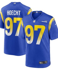 Michael Hoecht Los Angeles Rams Game Player Jersey - Royal