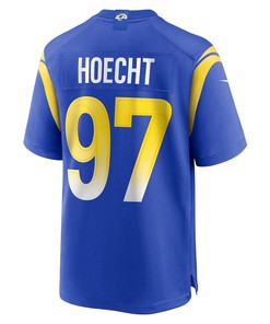 Michael Hoecht Los Angeles Rams Game Player Jersey - Royal