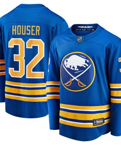 Michael Houser Buffalo Sabres Fanatics Branded Home Breakaway Jersey - Royal Nhl