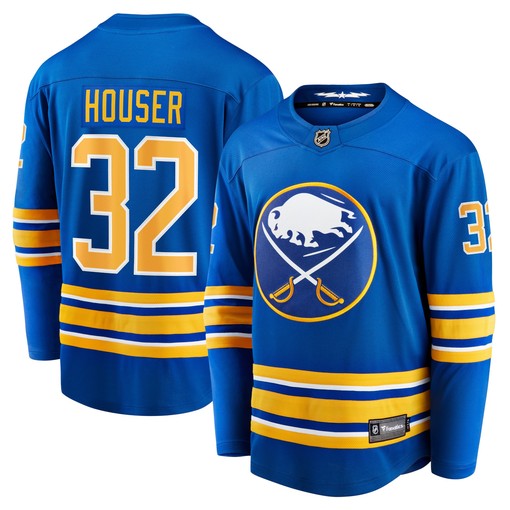 Michael Houser Buffalo Sabres Fanatics Branded Home Breakaway Jersey - Royal Nhl