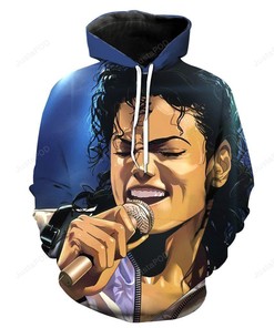 Michael Jackson Style 1 3D Hoodie Zip Hoodie
