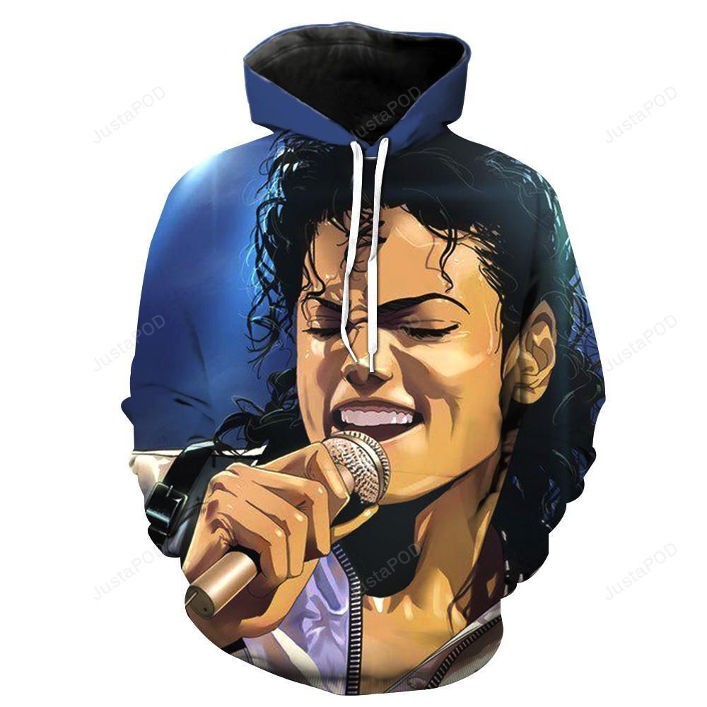 Michael Jackson Style 1 3D Hoodie Zip Hoodie