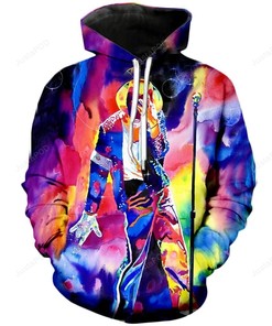 Michael Jackson Style 4 3D Hoodie Zip Hoodie