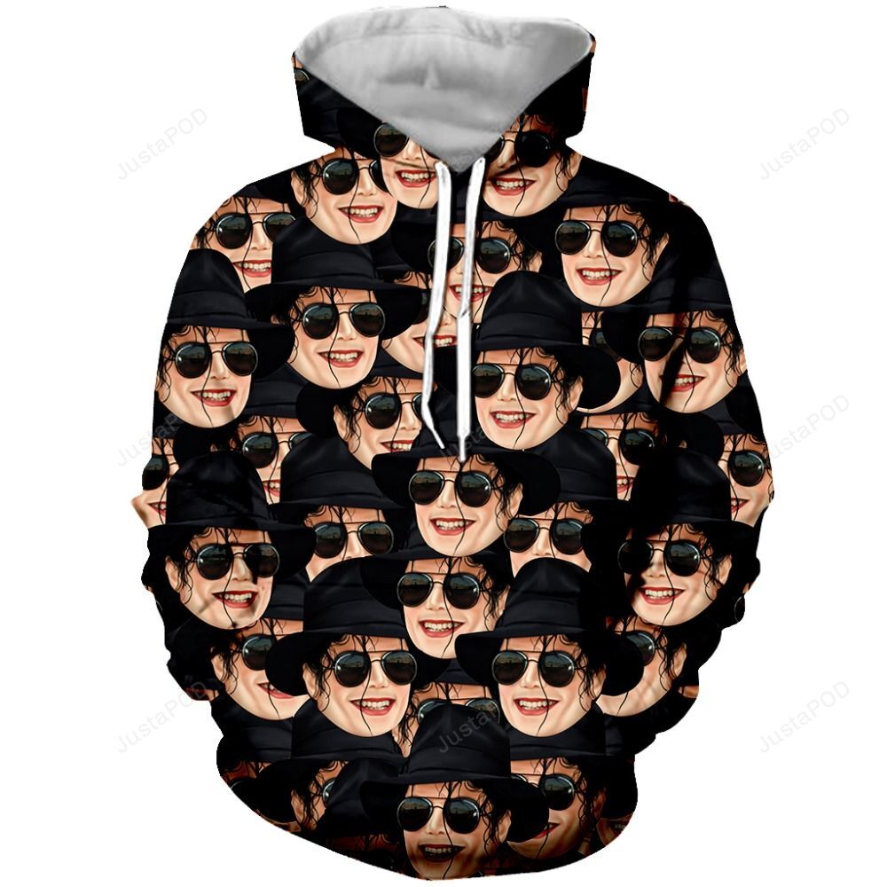 Michael Jackson Style 6 3D Hoodie Zip Hoodie