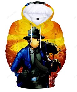 Michael Jackson Style 7 3D Hoodie Zip Hoodie
