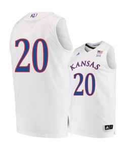 Michael Jankovich 20 Kansas Jayhawks Basketball Men Jersey - White