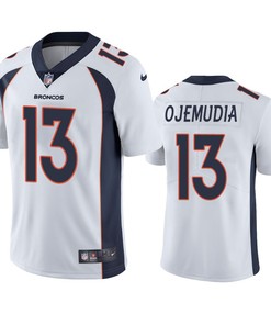 Michael Ojemudia 13 Denver Broncos White Vapor Limited Jersey
