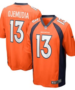 Michael Ojemudia Denver Broncos Game Jersey - Orange Nfl