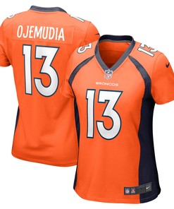 Michael Ojemudia Denver Broncos Womens Game Jersey - Orange Nfl