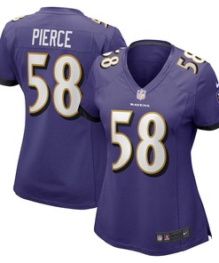 Michael Pierce Baltimore Ravens Women's Game Jersey - Purple