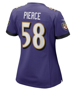 Michael Pierce Baltimore Ravens Women's Game Jersey - Purple