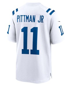 Michael Pittman Jr. 11 Indianapolis Colts Game Jersey - White