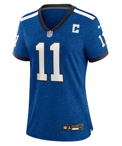 Michael Pittman Jr. 11 Indianapolis Colts Indiana Nights Alternate Game Women Jersey - Royal
