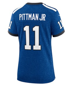 Michael Pittman Jr. 11 Indianapolis Colts Indiana Nights Alternate Game Women Jersey - Royal