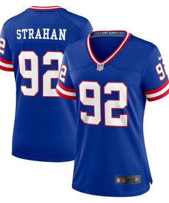Michael Strahan New York Giants Womens Classic Retired Player Game Jersey - Royal Nfl