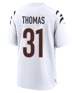 Michael Thomas 31 Cincinnati Bengals Super Bowl LVII Champions Men Game Jersey - White