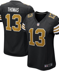 Michael Thomas New Orleans Saints Womens Alternate Game Jersey - Black Nfl