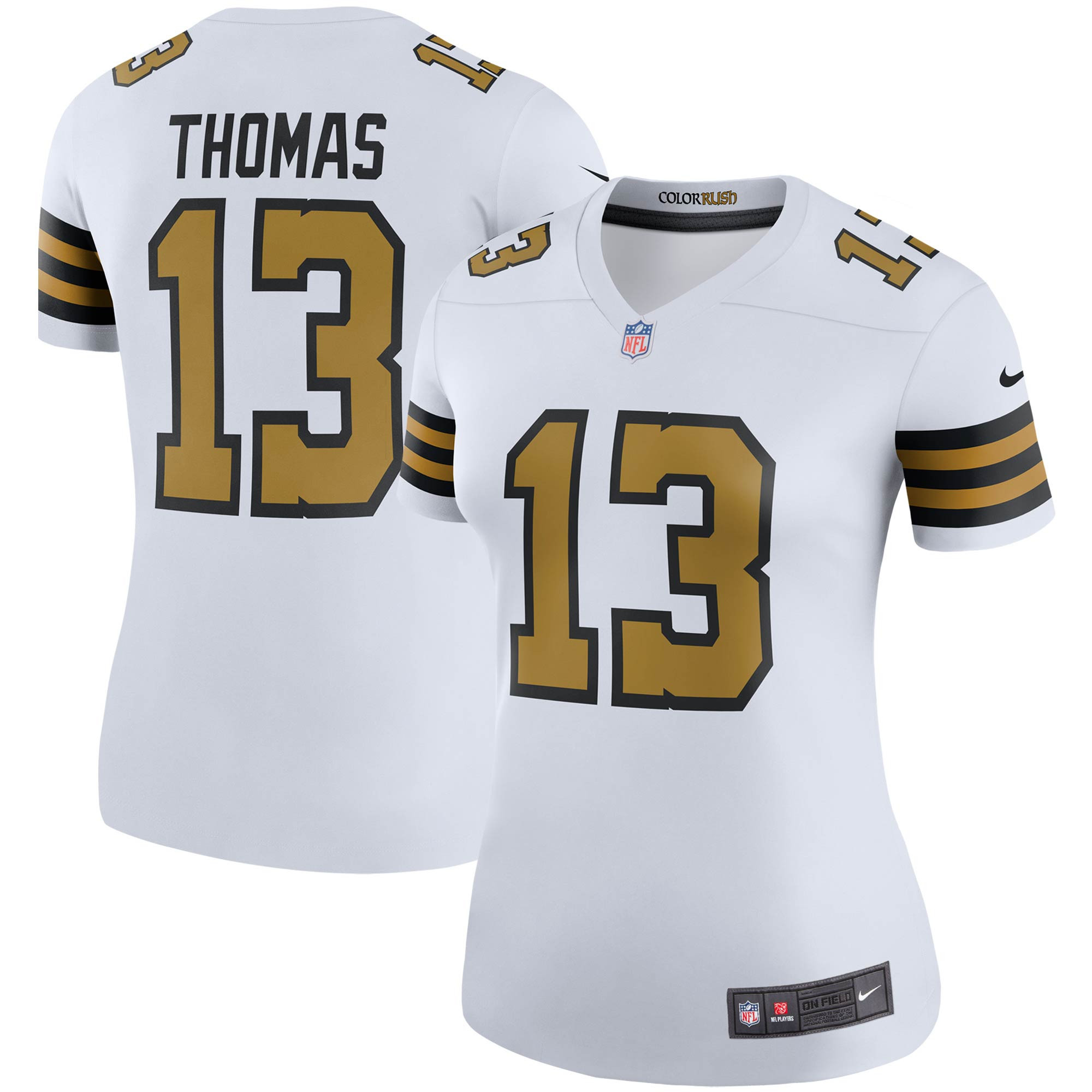 Michael Thomas New Orleans Saints Womens Color Rush Legend Player Jersey - White Nfl