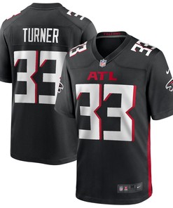 Michael Turner Atlanta Falcons Game Retired Player Jersey - Black Nfl