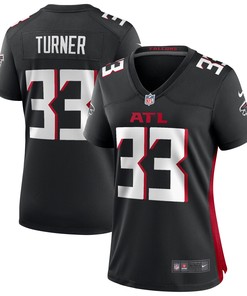 Michael Turner Atlanta Falcons Womens Game Retired Player Jersey - Black Nfl