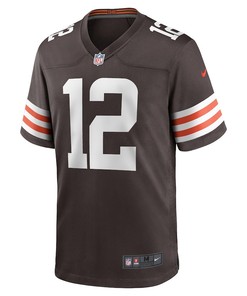 Michael Woods II Cleveland Browns Game Player Jersey - Brown