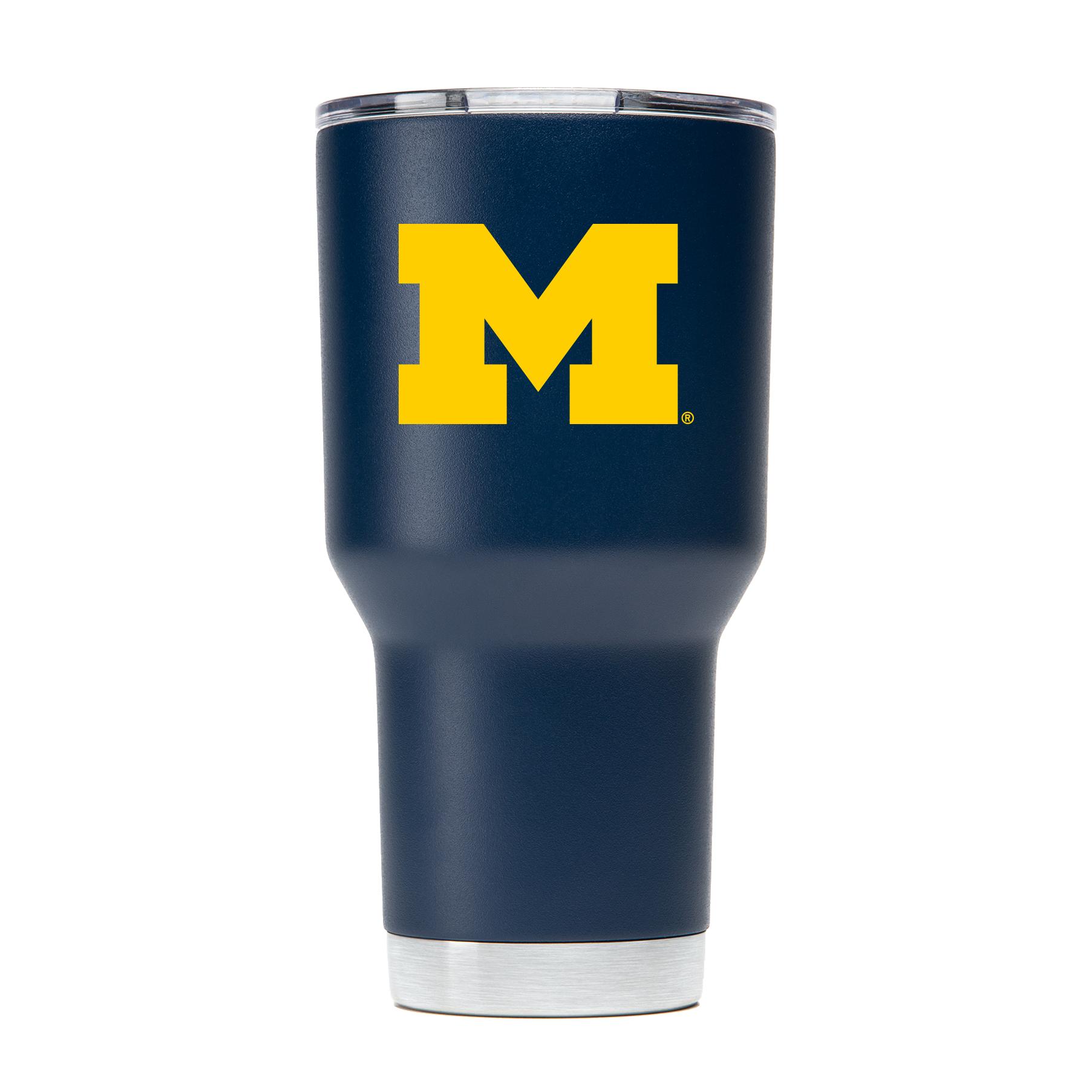Michigan Navy Stainless Steel Tumbler Gift for Fan