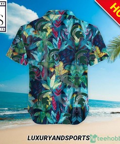 Michigan State Spartans Floral Tropical Hawaiian Shirt